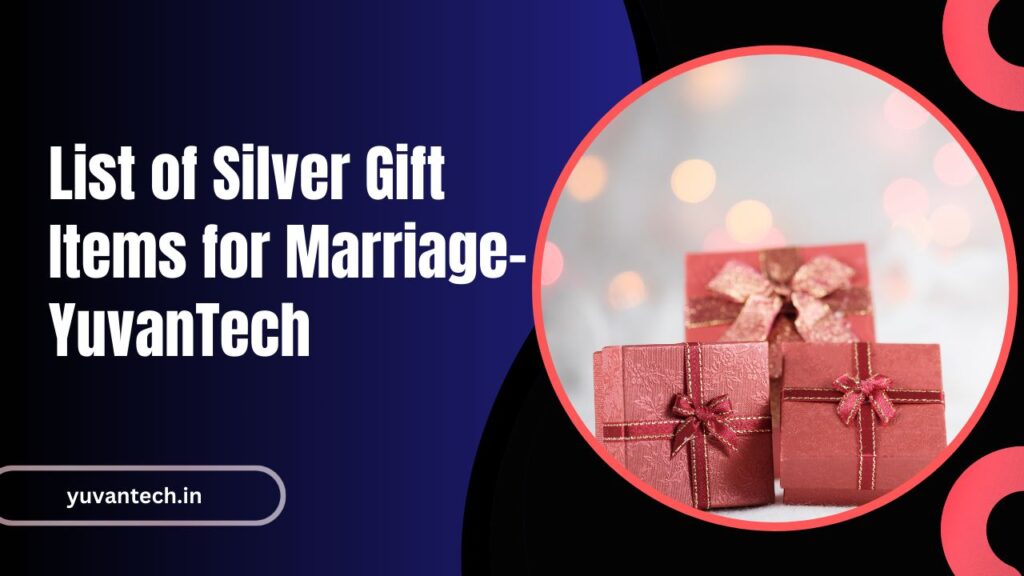 list of silver gift items for marriage under-3000